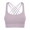 Più nuovo reggiseno Yoga donna imbottito sportivo u reggiseno Shake Proof corsa allenamento palestra LL canotta camicia fitness gilet 2023