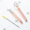 Globe Metal Ballpoint Pen Creative Customized Logo Business Office Strodden School Teacher Student Geschenk Koreaans briefpapier