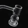 Mezza saldatura Flat Top Terp Slurper Quartz Banger Fumo senza cuciture con secchio a sfera Bordo smussato e grande flusso d'aria per vetro Acqua Bong Dab Oil