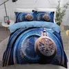 Ensembles de literie imprimé horloge heure housse de couette taies d'oreiller Beddengoed ensemble livraison directe linge de lit couette Housse De Couette 200 X Ropa Cama