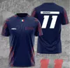 2023 nuova maglietta a maniche corte della squadra estiva della tuta da polo RedBulls F1 con personalizzazione