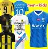 23 24 Benzema Al Ittihad FC Club Soccer Jerseys 2023 2024 Kante Romarinho Home Yellow Away White Third Jota Wine Costa Coronado Hegazy Men / Kids Kit Kit Football Shirts