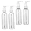 Lagringsflaskor 4st Dispenser Clear Pump Refillerbar tom för schampo Lotions Handdispensers Kök Bath 100 ml Kosmetika