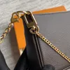 Designer Cosmetic Bag Luxury Clutch Bag 10a Mirror Quality Makeup Bag Canvas Mini Underarm Bag Women Axelväska med låda L254