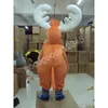 Volwassen grootte rendieren mascotte kostuums halloween fancy feestjurk stripfiguur carnaval xmas reclame verjaardagsfeestje kostuum outfit