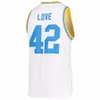 UCLA Bruins Custom College Basketball Jersey Love Lonzo Ball 33 Карим Абдул Джаббар Билл Уолтон Реджи Миллер Уэстбрук Кремонези Джерси.