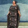 Ethnic Clothing Off Shoulder African Dashiki Dress Beading Bat Sleeve Bazin Rich Long Maxi Robe Gowns Women's Clothes Sexy Evening Party