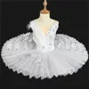 Stage Wear Ballet Skirt Girls White Feather Professional Tutu Dancing Dress Adult Swan Lake Costume Leotards For Women Adults