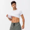 Mode Männer T-Shirt Schnelltrocknend Nylon Kurzarm Designer Outdoor Sport Lauftraining Fitness Top Tees Lässige Atmungsaktive T-Shirts Größe S-2XL für Männer