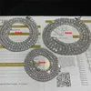 Pris 925 Sterling Silver Moissanite 2mm 3mm 4mm 5mm 6,5 mm bred diamanttennisarmband VVS -kedja