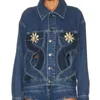 Женские куртки Matakawa Denim Women с вырезами Ins Design Vintage Chaquetas Para Mujeres Модная свободная уличная одежда Jaqueta Feminina