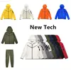 Mens Hoodies Tech Hoodies New Color Sportswear Full Zip Pant Tracksuit Set Techs Fleeces Techfleeces Sports Pants Mens Designer Jackets Space Cotton Man Joggers Swe