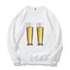 Écusson thermocollant pour vêtements Couture Notion Verre à bière Chauffe Presse Décalcomanies pour T-Shirt Hoodies Veste Sacs DIY Autocollants de transfert de chaleur lavables