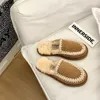 Projektant Ug Kapłacze pantoufle Tazz Slipper Slide Australian Womens Kaptary Wool Weaving Casual Wool Sippers Fashion Dams Slajdes Rozmiar 35-40