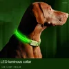 Colliers pour chiens moyen-grand collier lumineux de charge USB LED Golden Retriever Doberman Labrador accessoires