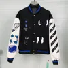 Giacca da uomo 2023 Offwhiteis marchio di moda decorazione retrò coppia casual allentato a maniche lunghe cappotto studentesco 02-05