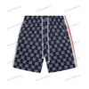 Xinxinbuy Männer Frauen Designer Shorts Hose Doppelbuchstabe Jacquard Stoff Baumwolle Frühling Sommer Khaki Rot Blau Schwarz M-2XL