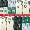 0 Jayson Tatum Basketball Jerseys Jaylen Brown City Jersey 4 Jrue Holiday Retro Larry 33 Bird 2023-24 Mens Kids Youth Edition Edition Shirt
