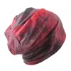 Berretti di Personalità delle Donne Tie-dyed Cappelli Lavorati A Maglia Coreano di Tendenza di Strada Adulto Sottile Skullies Cap Hip-Hop Uomini All-match Mucchio di Cappello