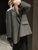 Garnitury damskie BZVW luźne biuro dama mody Blazery dla kobiet proste design wszechstronny styl vintage swobodny garnitur 2023 trend 25Y0908