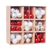 Décoration de fête 1 boîte 3 cm/99 pièces boules de noël ornements vacances mariage arbre de noël décor 83XC