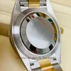 Całkowicie nowy zegarek 41mm nowe wydanie 3235 BP automatyczne mechaniczne szafirowe męskie zegarki 18K międzymetaliczny złoty jubileusz karbowany wodoodporny