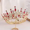 Corona di tiara con strass di cristallo bianco per le donne Tiara principessa Matrimonio Compleanno Festa Accessori per capelli Accessori per gioielli Copricapo