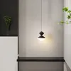 Pendant Lamps Blue Pink Black White Light Conical 4000K Bedroom Bedside Dining Room Hanging Lamp Wire Adjustable Drop