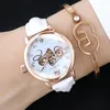 Montres-bracelets amour montres mécaniques automatiques femmes montre en or rose dame fille robe horloge montre femme