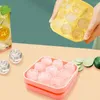 Baking Moulds Unique Easy To Demold Silicone 9 Compartment Rose Shape Ice Ball Maker Tool Clear Pattern Cube Mold Kitchen Supplies