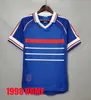 1998 francia maglie da calcio retrò 1982 84 86 88 90 96 98 00 02 04 06 maglia da calcio ZIDANE HENRY MAILLOT DE FOOT POGBA REZEGUET DESAILLY club francese Top vintage classici