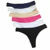 12 PCS Dames Culottes Plus Taille Femmes Sexy G-String Lingerie Femme Femme Tongs T-Back Femme Sous-Vêtements Coton Panty Tanga Mujer R9lE #