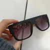 Retro quadratische übergroße dicke Sonnenbrille Männer Gold Metallkette Hip Hop Luxusbrille Schwarz Gold Kubanische Gliederkette Quadratische Sonnenbrille Schutzbrille Kettenarm Flat Top Aviator