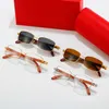 80% de réduction sur les lunettes de soleil d'extérieur pour hommes de la mode, les lunettes polyvalentes tendance de jambe en bois de type travail de sport