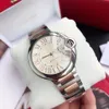 Mens and Womens Watch Designer حركة أوتوماتيكية عالية الجودة الطلب الأزرق الكلاسيكي الحجم 42 مم 36 مم 33 مم حزام من الفولاذ المقاوم للصدأ