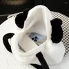 Duffel Bags Moda Pelúcia Dos Desenhos Animados Panda Bolsa Grande Capacidade Bonito Bolsa De Ombro Macio Menina Tote Senhoras Shopper