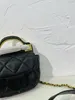 Totes Designer 23 Vintage sheepskin Women Bags Solid Color Designer Bag Capacity Handbag Hardware handle tote Chain C 15cm