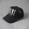 Modeontwerper honkbal cap luxe strandhoed multicolor letters borduurwerkpatroon heren cappello creatieve sport ademende trucker hoeden
