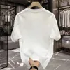 Designer de luxo masculino t-shirt 3d bordado verão casual manga curta gola solta puro algodão camiseta camisetas tops para homens mulheres unissex camisetas camisas EUA