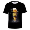 T-shirts pour hommes bière jour 3D T-shirts hommes/femmes à manches courtes été mode impression T-shirts hauts grande taille