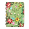 Creative Flower Design A5 Notebook 52 Weeks Daily Weekly Agenda Student Schedules Stationery Office School Supplies