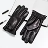 Gants de cyclisme pour hommes, conduite de moto, cuir véritable, écran tactile doux, peau de chèvre, PKXH-063