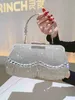 Diamond Evening Bag Luxury Tassel Rhinestone Handväska Damer Glitter Evening Purse Cocktail Party Purse For Women Bankettkoppling