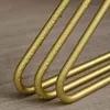 Kreativa triangelkläderhängare solida metallhängare för kappbyxor halsduk tork rack förvaring rack garderob arrangör