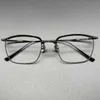 Top Designers Takuya Kimura's same eyeglass frame male large face wide Japanese ultra-light pure titanium commercial eyeframe can be matched with lens