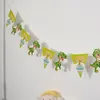 Dinosaur Banner Happy Birthday Flags Theme Party Pull Flag Birthday Letter Dinosaur Bunting Decoration 122394