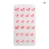 False Nails Kids Full Cover Press On Self Adhesive Nail Christmas Tips Candy Color Fake Art For Children 24Pcs/box