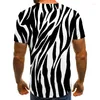 Magliette da uomo Estate Camicia stampata in 3D Uomo Divertente Vision Design Maglietta maschile Manica corta Top Tees XXS-6XL