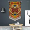 Wandtapijten Etnische Kwastje Wandtapijt Slaapkamer Kunst Ambachten Voor Thuis Woonkamer Decoratie Canvas Geometrische Macrame