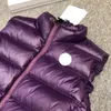 Winter womens Down Vest Fashion Designer women gilet NFC Badge Wholesale Retail woman puffer jacket Free Transportation gilets Size 1-5